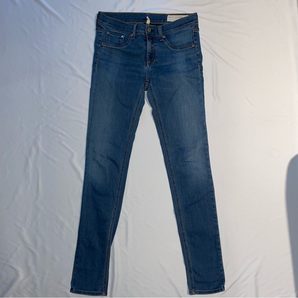 Rag & Bone Blue Stretchy Skinny Jeans